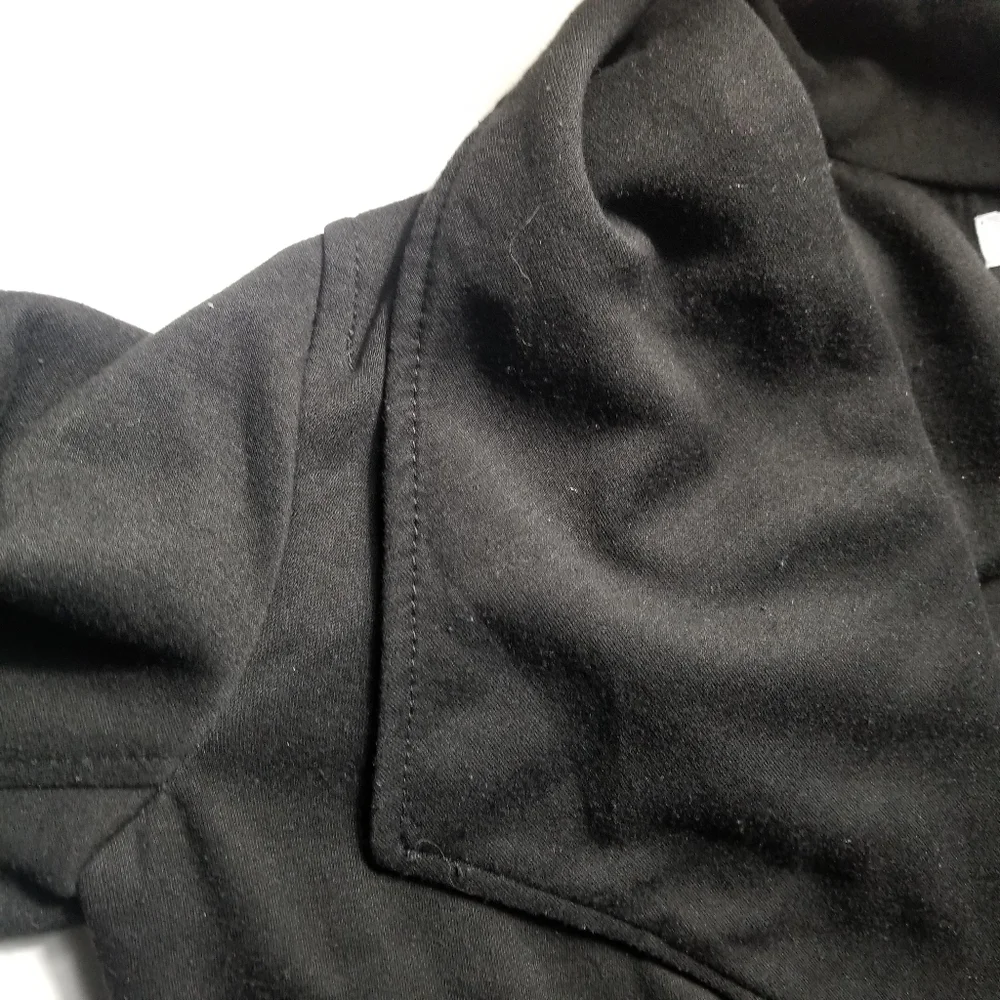 MAX STUDIO WOMEN'S BLACK LONG BLAZER CARDIGAN SIZE SMALL - Picture 12 of 15